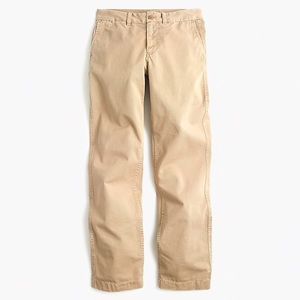 J. Crew boyfriend chino in khaki